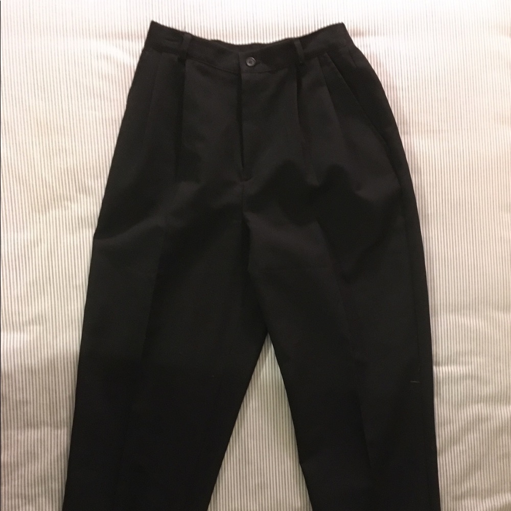 Black fitted stylish pants